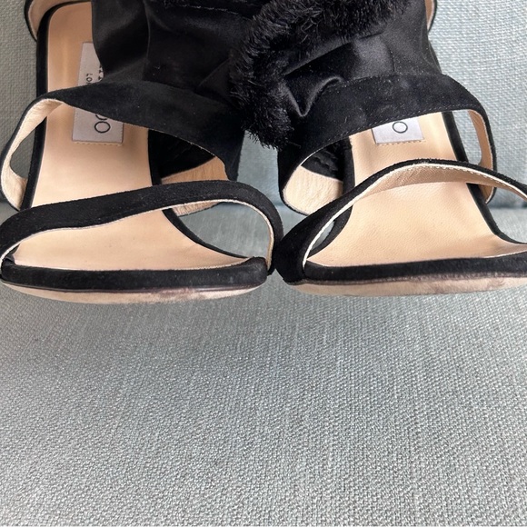Jimmy Choo Kiki Sandals in Satin and Suede Mix, size 8.5 - Picture 13 of 16